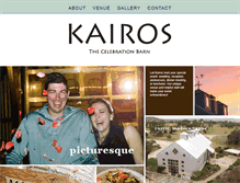 Tablet Screenshot of kairos-celebrationbarn.com